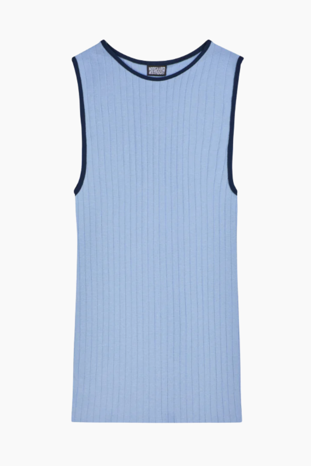 NPS Tank Top Kontrast - Powder Blue/Marine - Nørgaard på Strøget