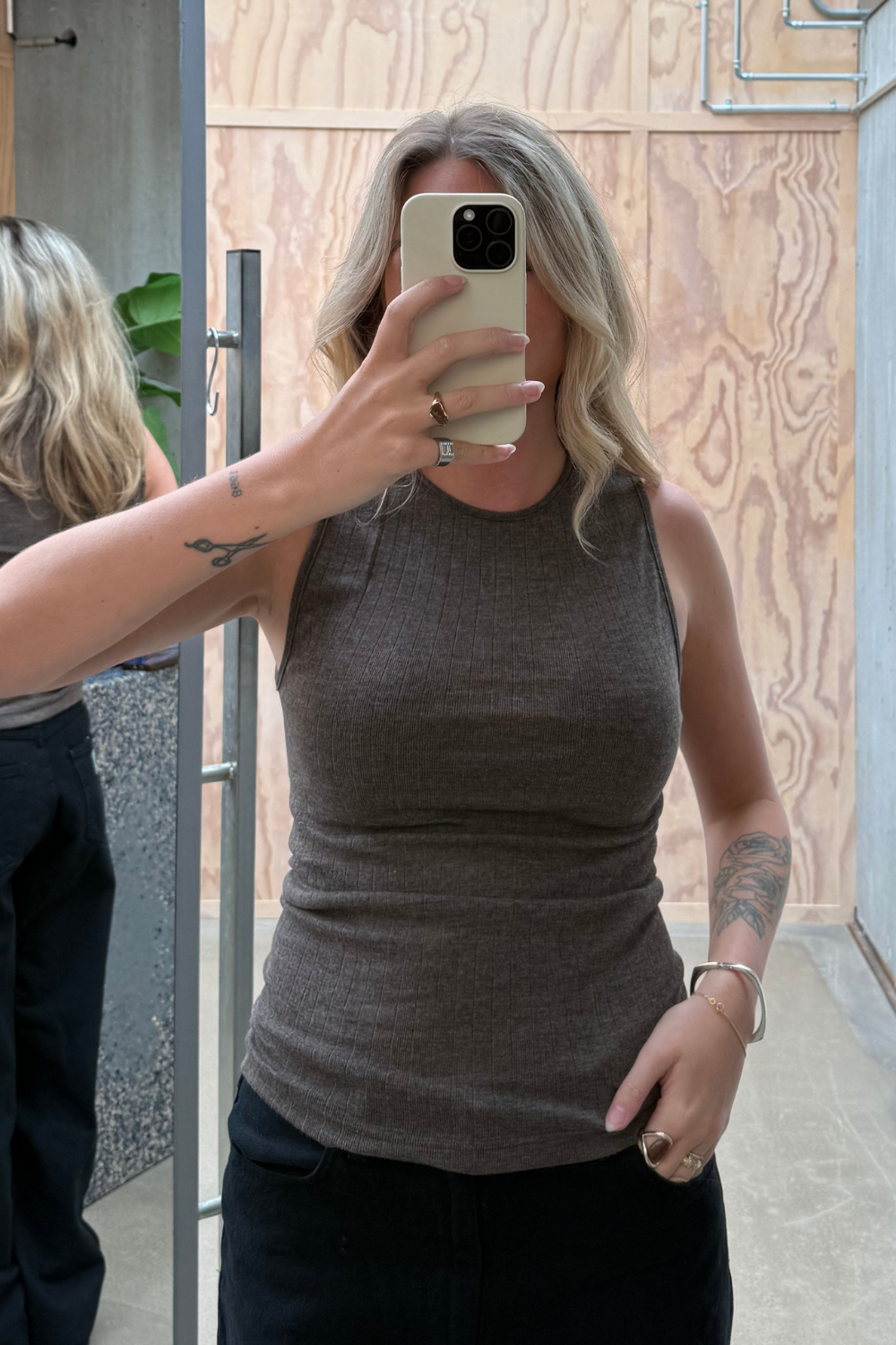 NPS Tank Top Wool - Brown - Nørgaard på Strøget