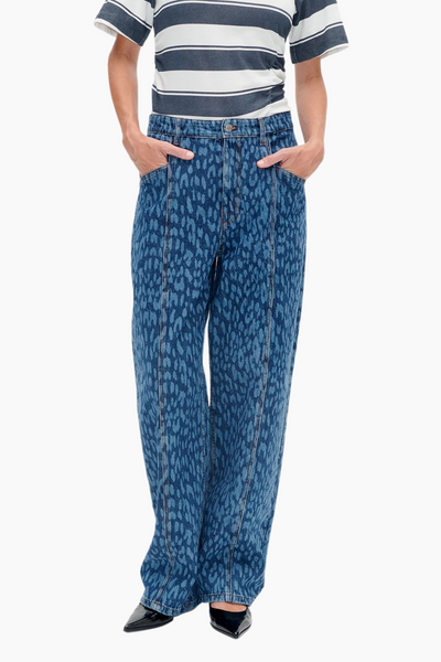Nara Jeans - Leopard Vintage Blue - Baum und Pferdgarten-1