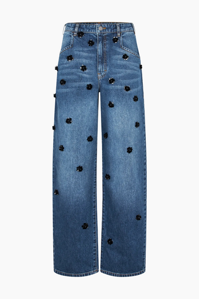 Narane Jeans - Denim Sequince Flower - Baum und Pferdgarten