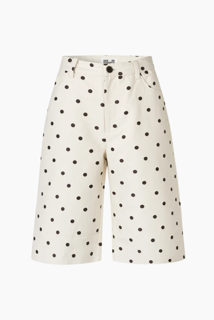 Nianne Shorts - Egret Creme Dot - Baum und Pferdgarten