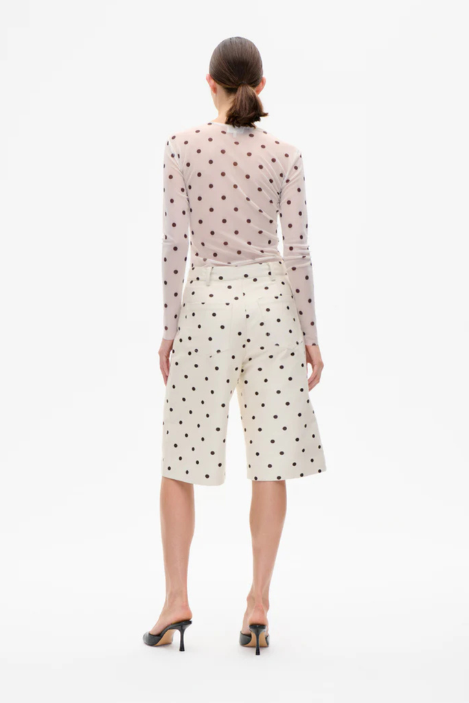 Nianne Shorts - Egret Creme Dot - Baum und Pferdgarten