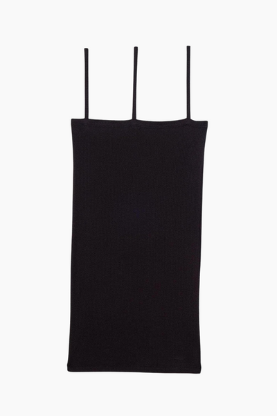 Nida Tank Cotton Rib - Black - Baserange