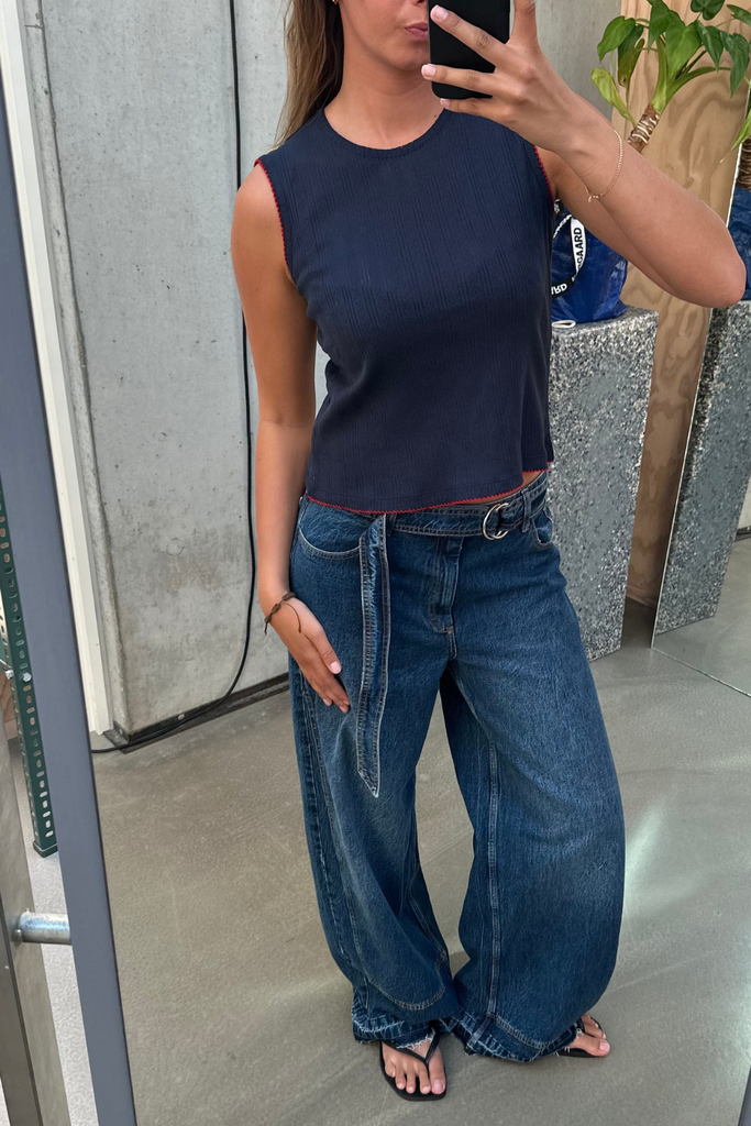 Niema Jeans - Dark Blue Denim - Baum und Pferdgarten
