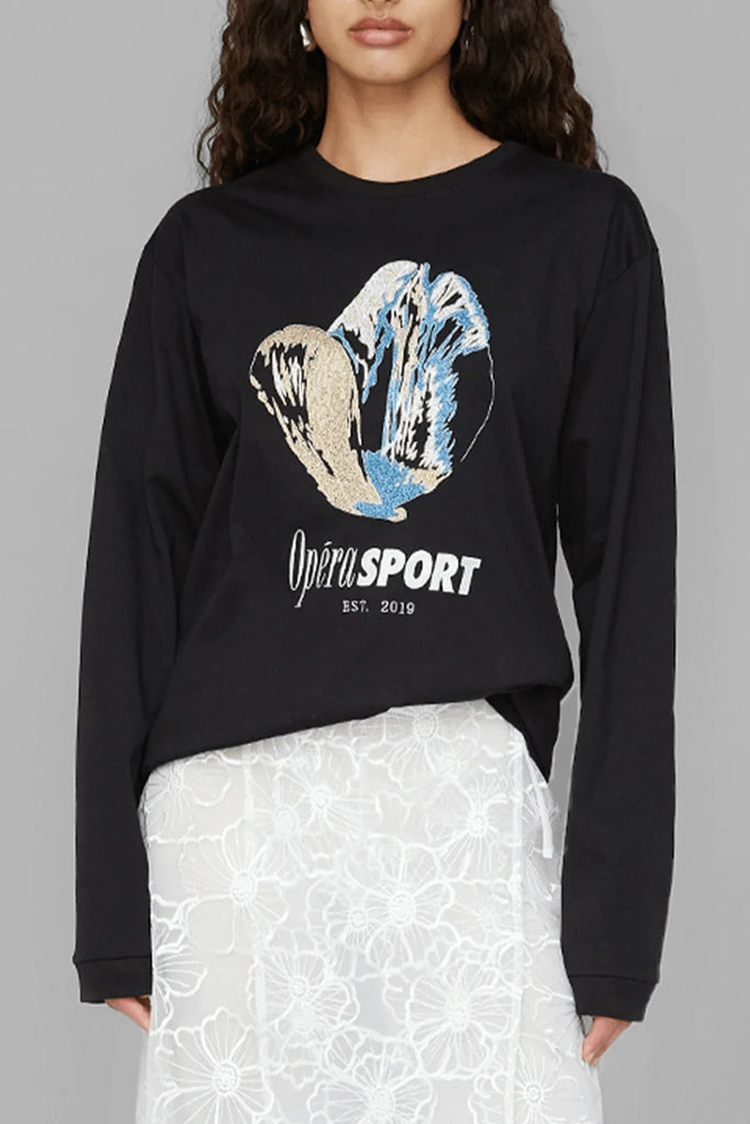 Noa Unisex T-shirt - Black - OpéraSPORT