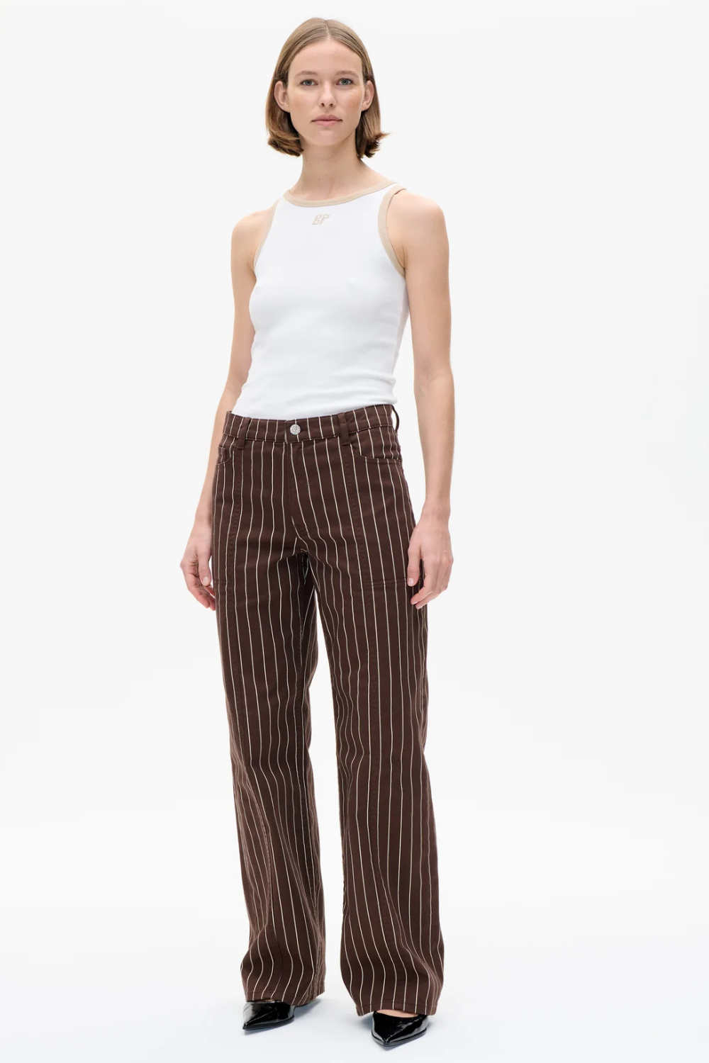 Nolia Jeans - Creme Brown Pinst - Baum und Pferdgarten