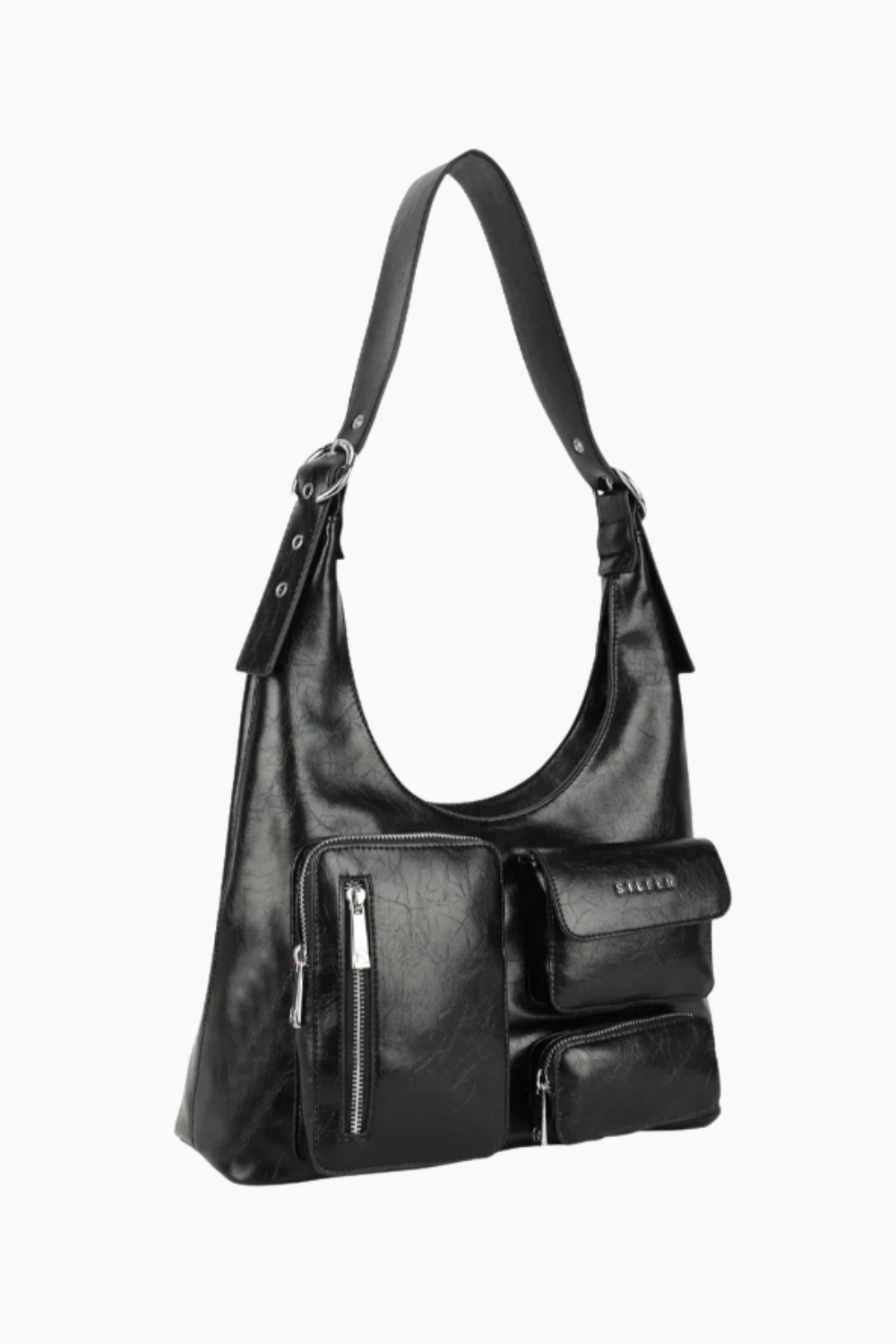 Nora Crossbody Bag - Black - Silfen Studio