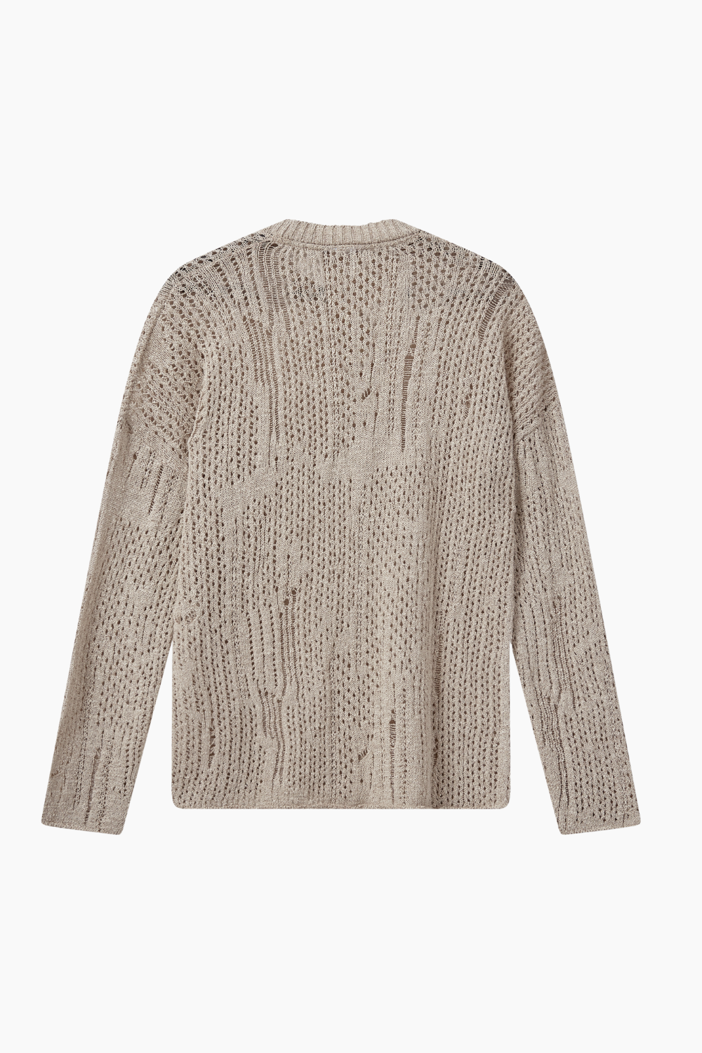 Nutto Crewneck Top - Creamy Grey - H2O Fagerholt-1