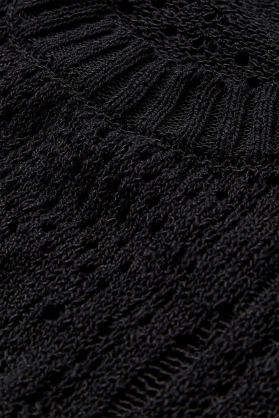 Nutto Crewneck Top - Deep Black - H2O Fagerholt-2