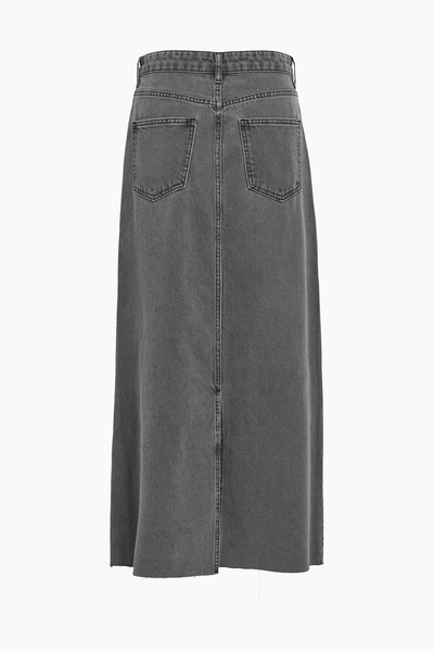 ObjHarlow Long Denim Skirt - Grey Denim - Object