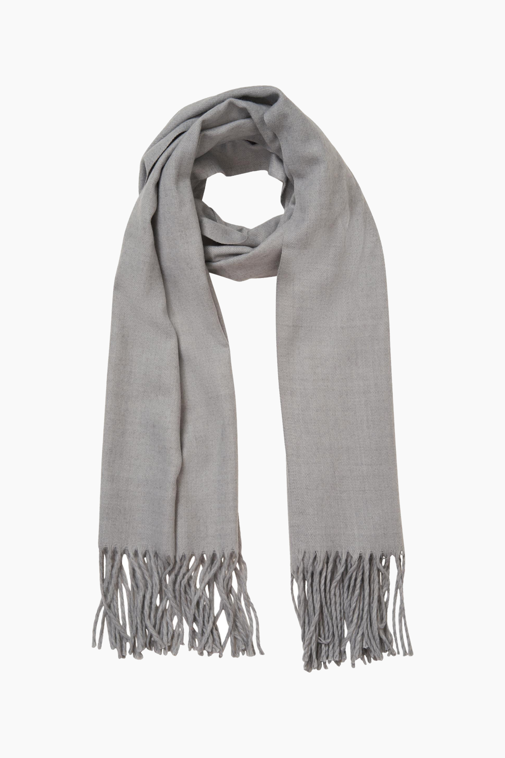 Objmarilyn Wool Scarf - Medium Grey Melange - Object