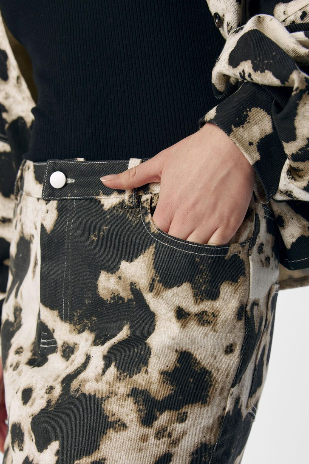 Objmontana MW Short Skirt - Black - Object