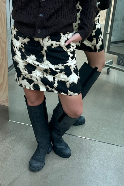 Objmontana MW Short Skirt - Black - Object