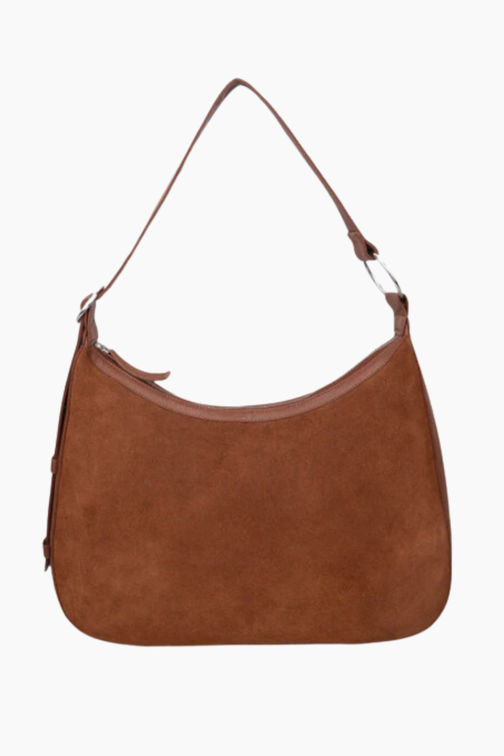 Oda Crossbody Bag - Brown Suede - Silfen Studio