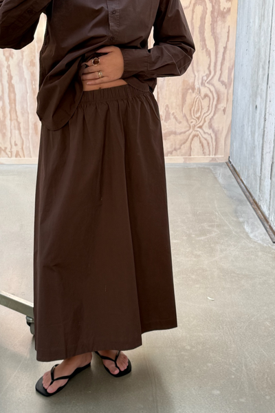 Olivia Skirt - Brown - byQNTS