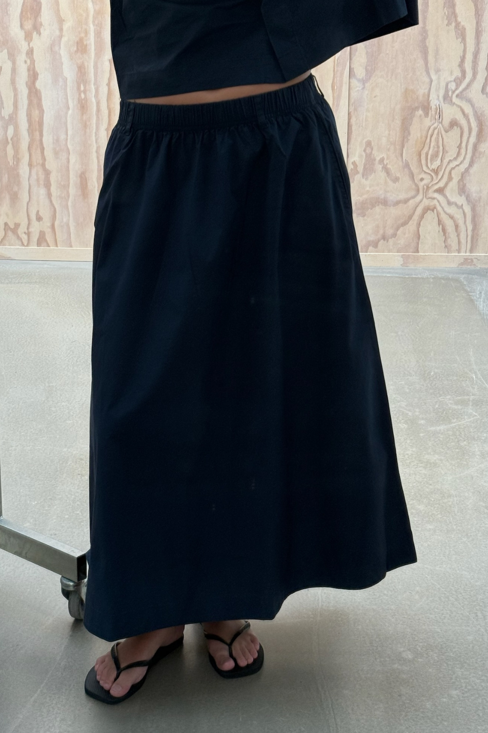 Olivia Skirt - Navy - byQNTS