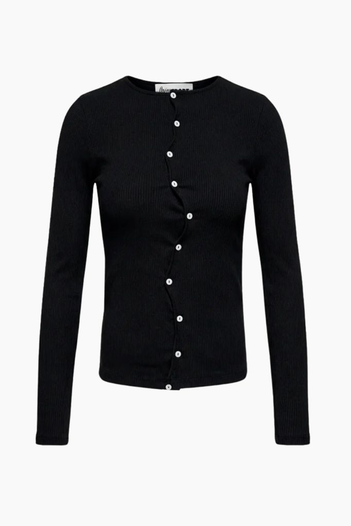 Claire Seamless Cardigan - Black - OpéraSPORT