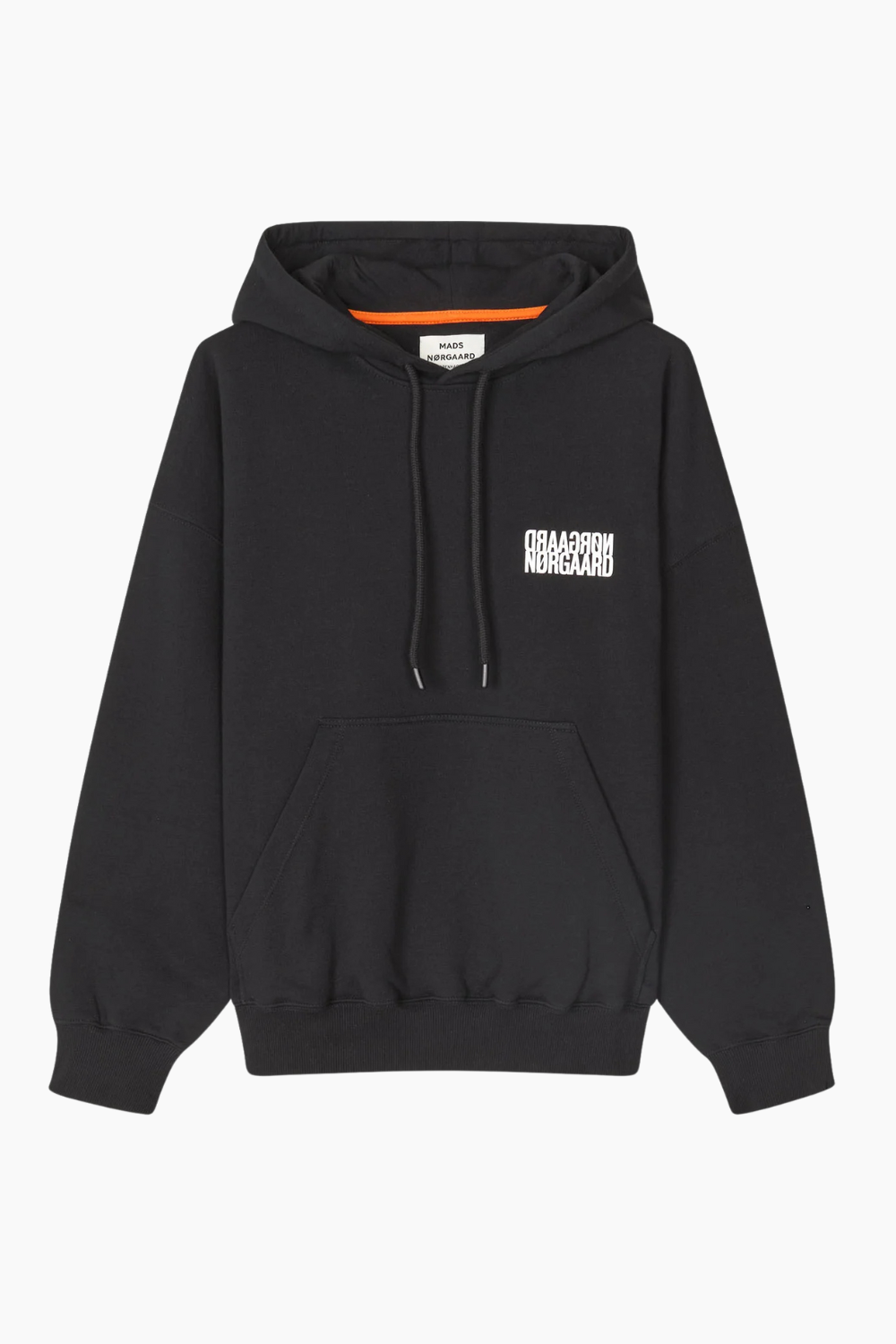 Organic Sweat Atlas Hoodie - Black - Mads Nørgaard