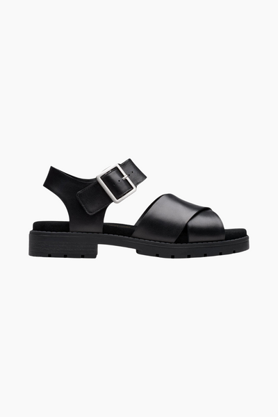 Orinoco Cross D - Black Leather - Clarks