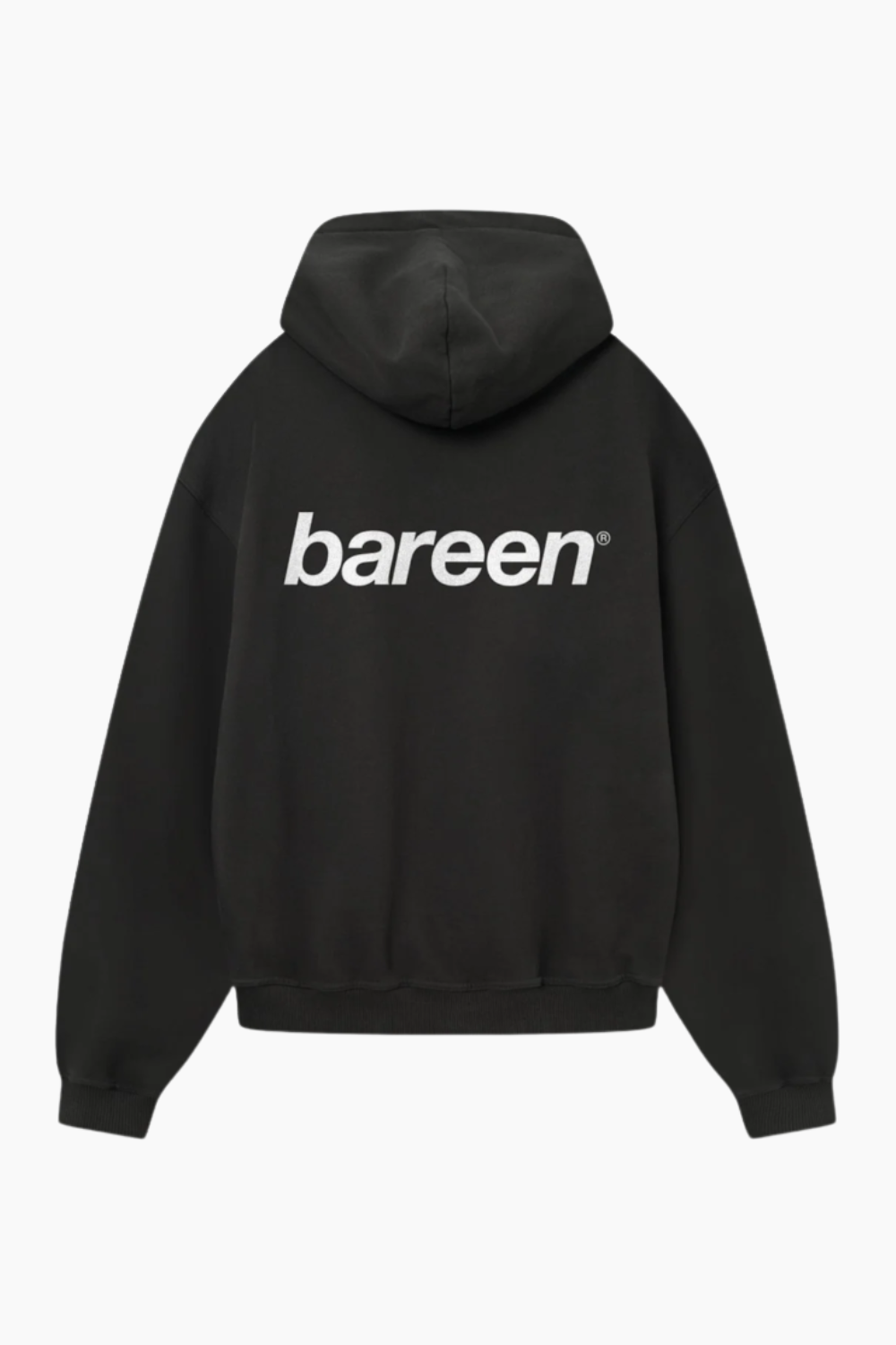 Oversized Hoodie Logo - Black - bareen