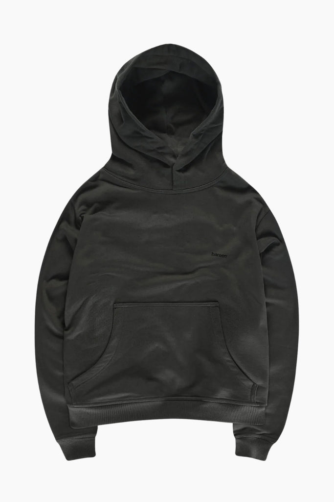Oversized Hoodie Logo - Vintage Black - bareen