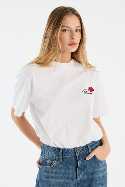 Oversized T-shirt 114722400 - Bright White - ROTATE-1
