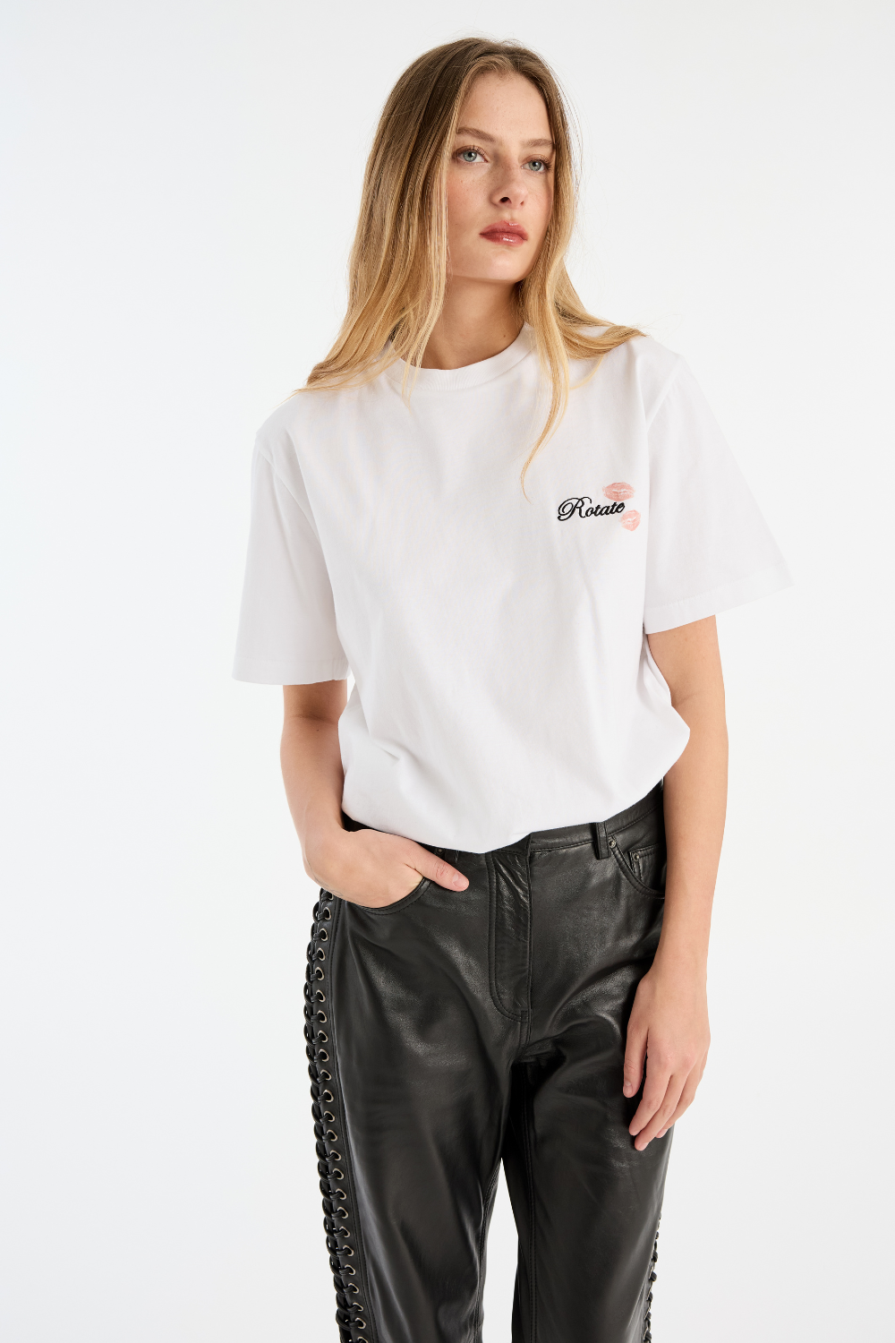 Oversized T-shirt 114745400 - Bright White - ROTATE-1