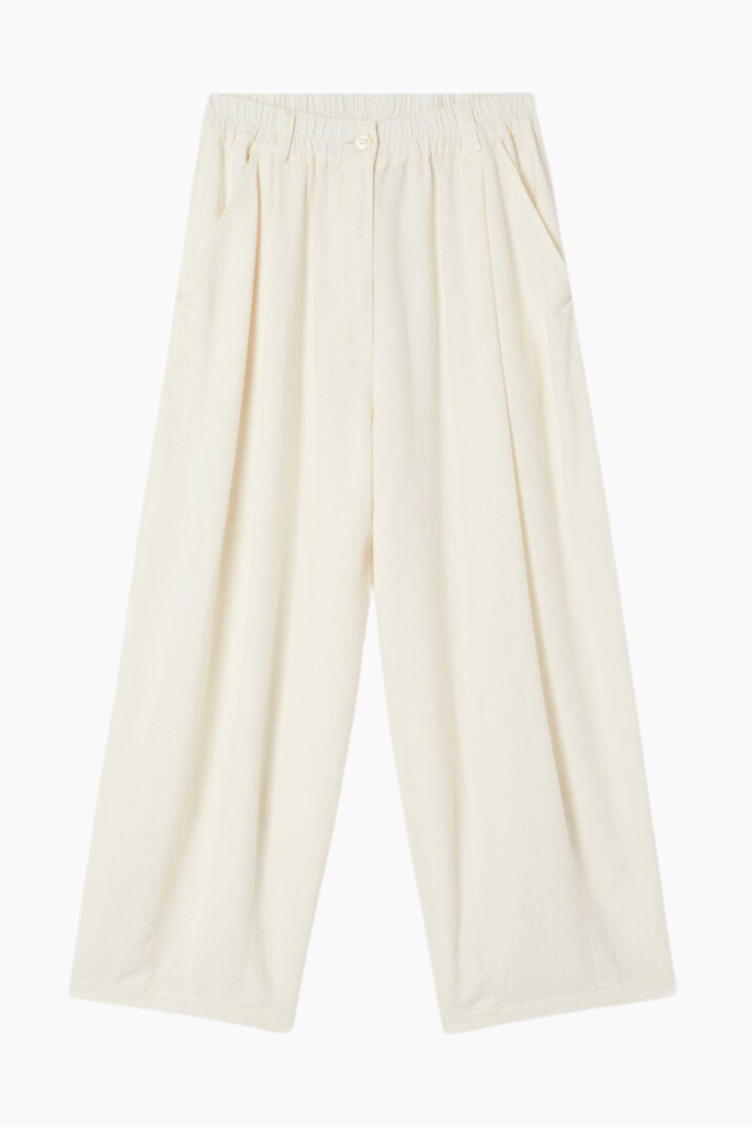 Ozutown Women’s Trousers - Nacre - American Vintage