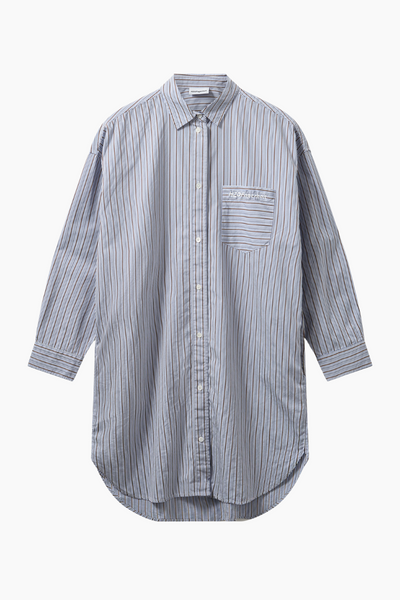 PJ Shirt Dress - Blue Stripe - H2O Fagerholt