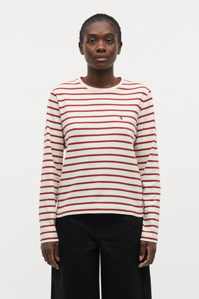 Pablo Maggie Tee LS - Vanilla Ice/Winery - Mads Nørgaard