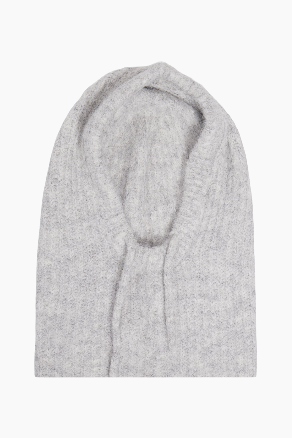 Objmilu Knit Balaclava - Aluminium Melange - Object