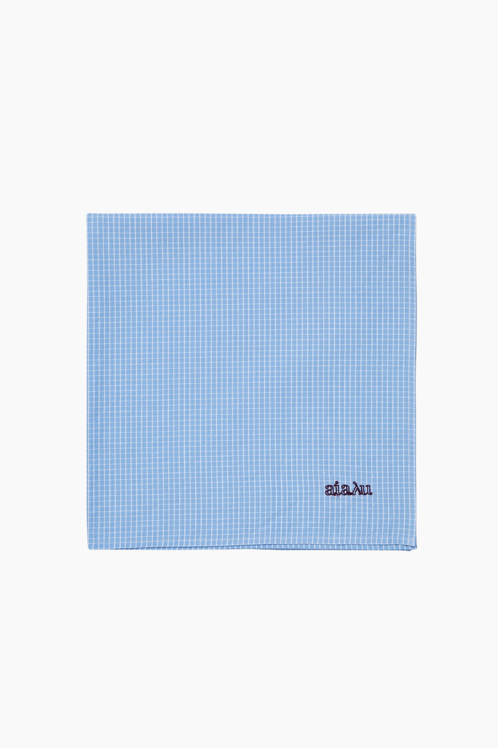 Charlie Scarf Check - Mix Blue - Aiayu