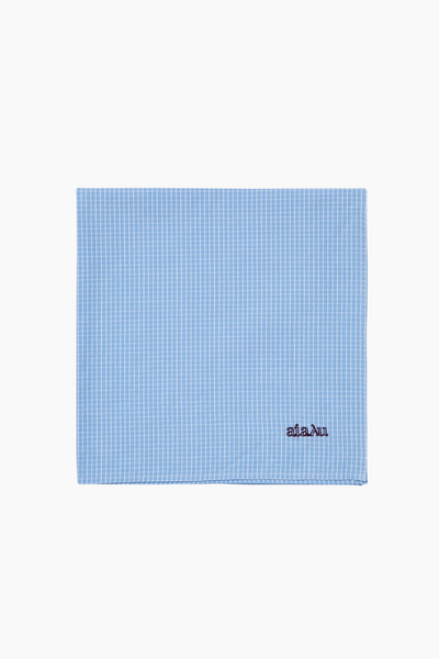 Charlie Scarf Check - Mix Blue - Aiayu