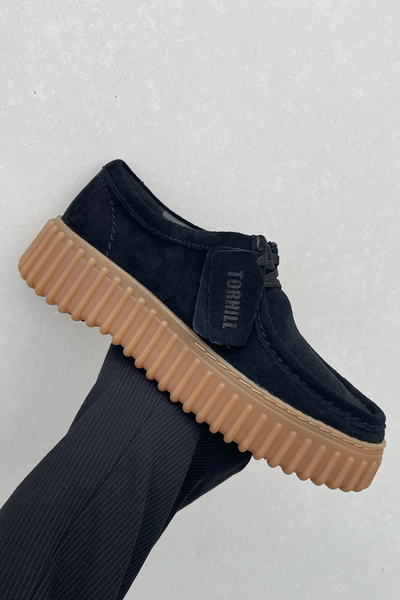 Torhill Bee - Black Suede - Clarks