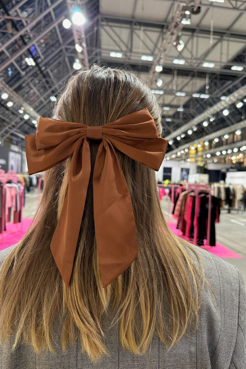 Isabella Bow Barette - Cognac - Pico