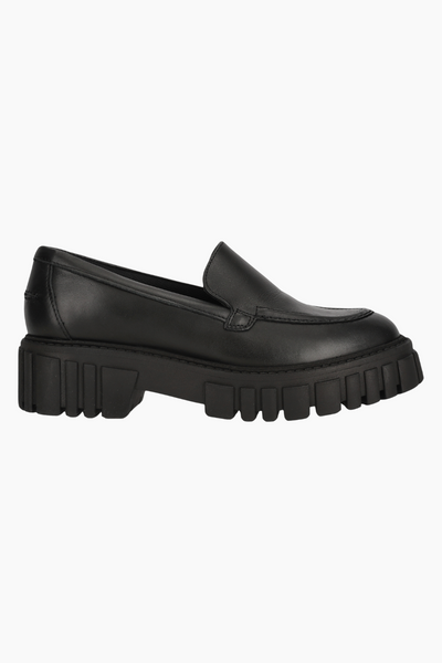 Page Loafer D - Black Leather - Clarks
