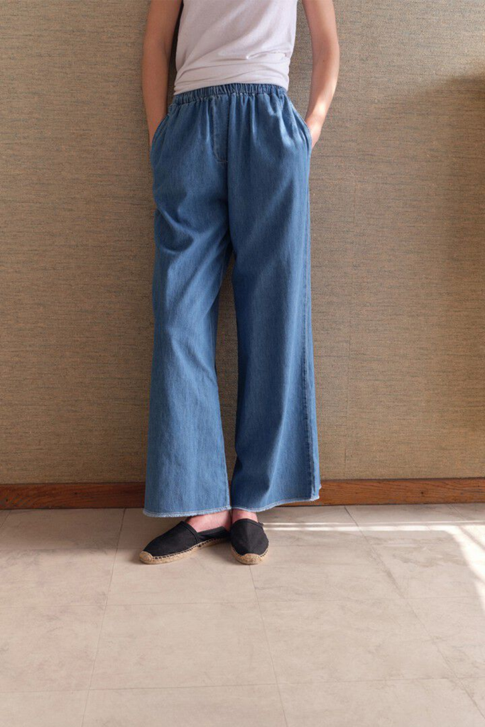 Pants Izeway - Medium Blue - American Vintage