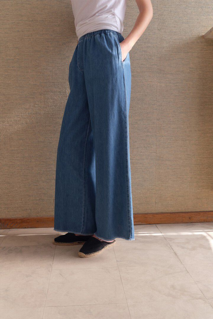 Pants Izeway - Medium Blue - American Vintage