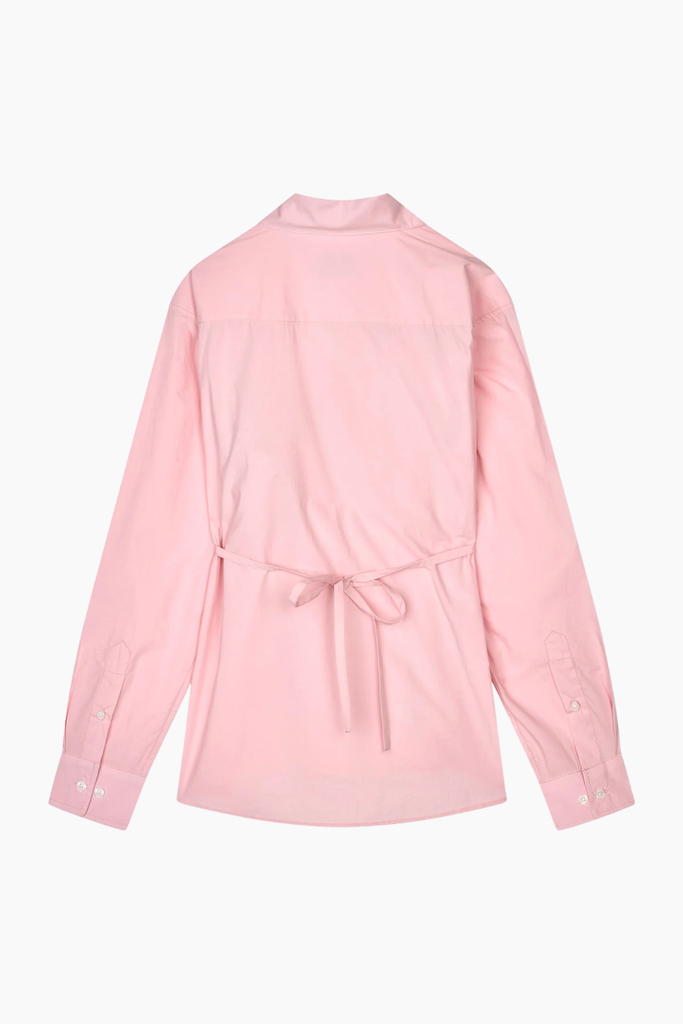 Peach Poplin Shelly Shirt - Pink - Mads Nørgaard