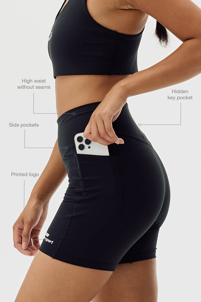 Performance Tight Shorts - Black Onyx - Bareen