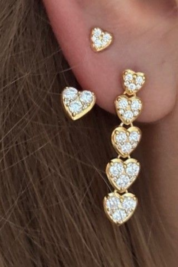 Petit J'adore Earring - Gold - Stine A
