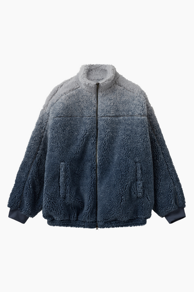 Piana Pile Jacket - Light Blue/Dark Blue - H2O Fagerholt
