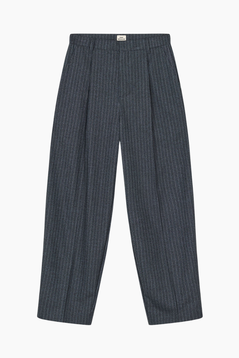 Pinstripe Melange Maria Pants - Parisian Night Melange - Mads Nørgaard