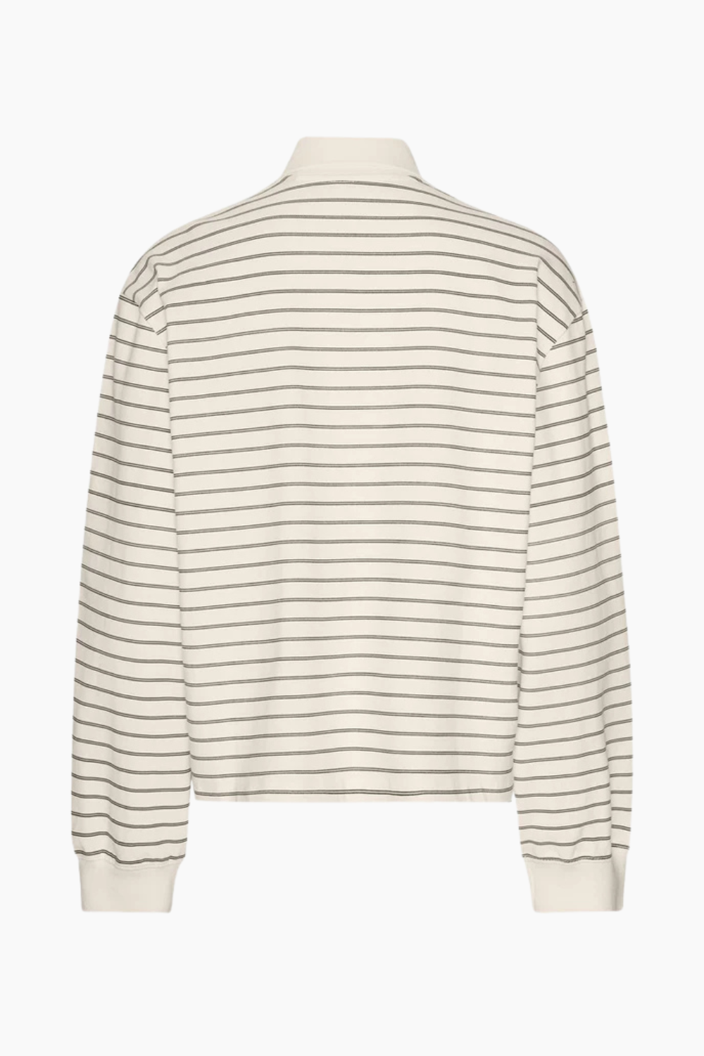 Pique Longsleeve Polo - Egret Comb - Rotate