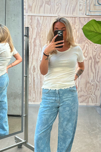 Pointella Trixy Tee - Vanilla Ice - Mads Nørgaard-6