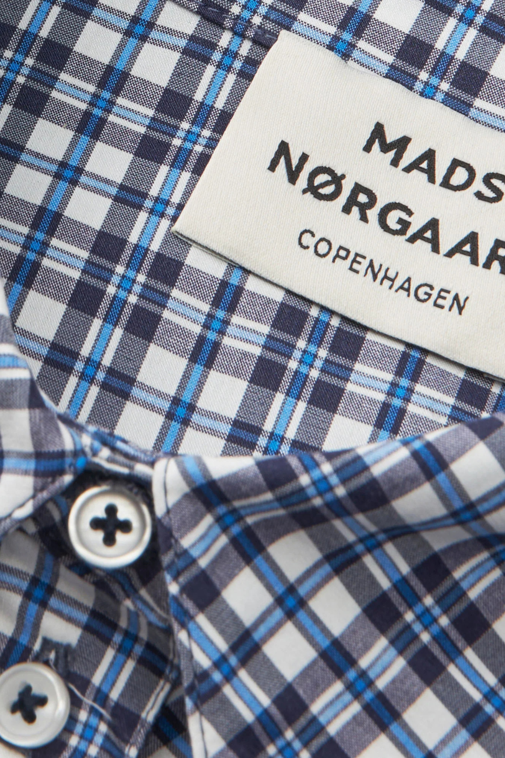 Poplinda Clara Shirt - Parisian Night Check - Mads Nørgaard-3