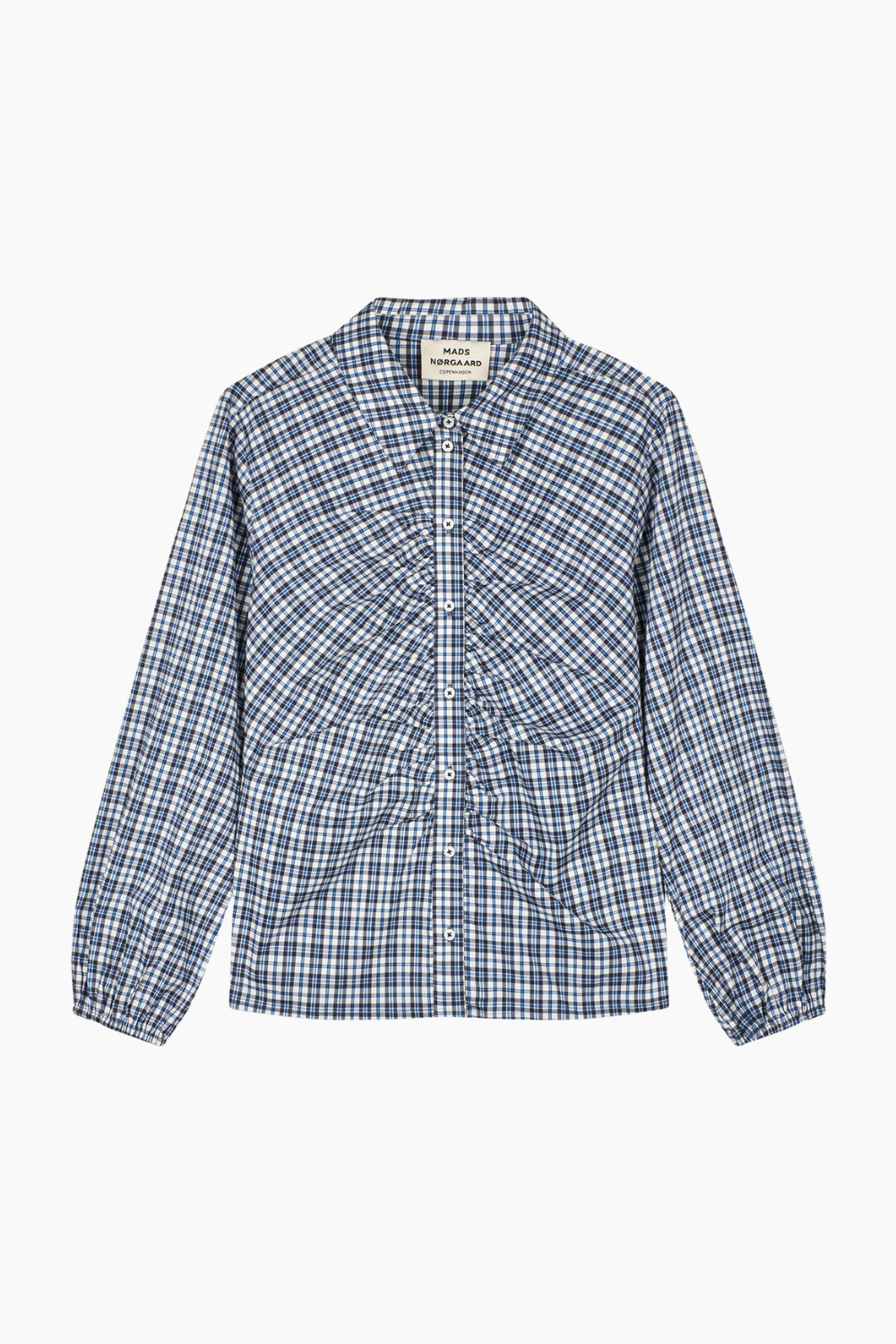 Poplinda Clara Shirt - Parisian Night Check - Mads Nørgaard