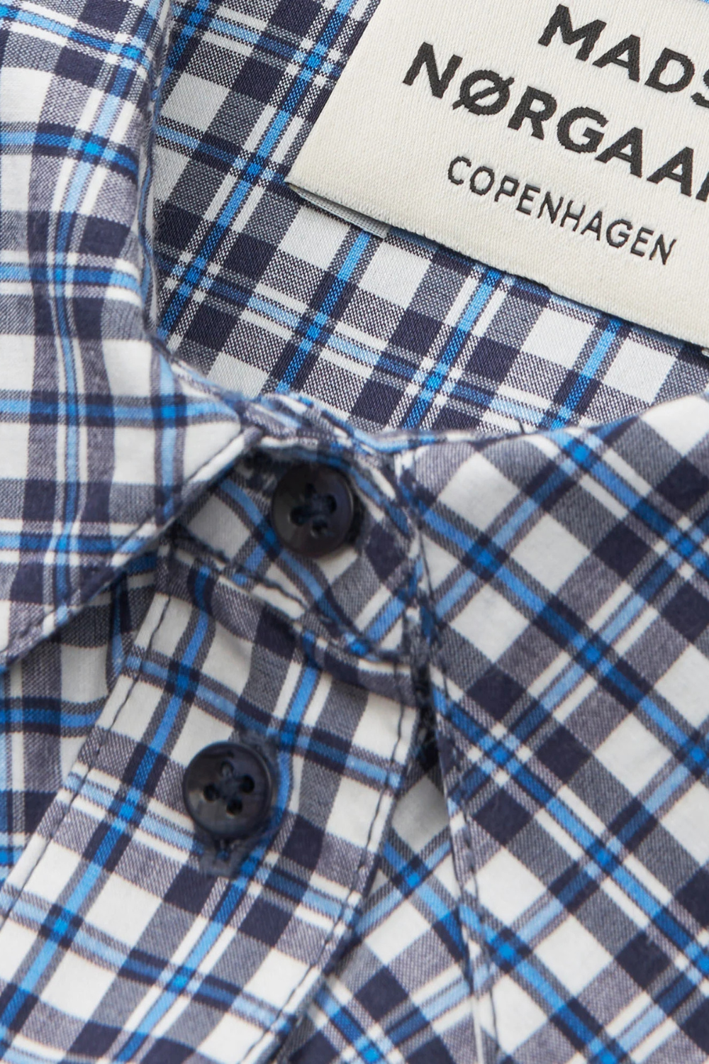 Poplinda Iris Dress - Parisian Night Check - Mads Nørgaard-2