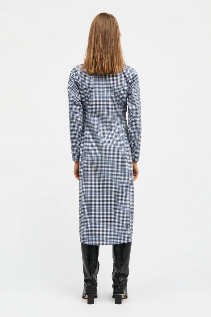 Poplinda Iris Dress - Parisian Night Check - Mads Nørgaard