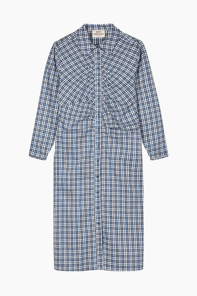 Poplinda Iris Dress - Parisian Night Check - Mads Nørgaard